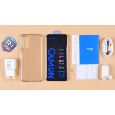 Смартфон TECNO Camon 17P (CG7n) 6/128Gb NFC Dual SIM Spruce Green