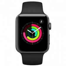 Смарт-годинник Apple Watch Series 3 GPS, 42mm SpaceGrey Aluminium Case Black Band (MTF32FS/A)