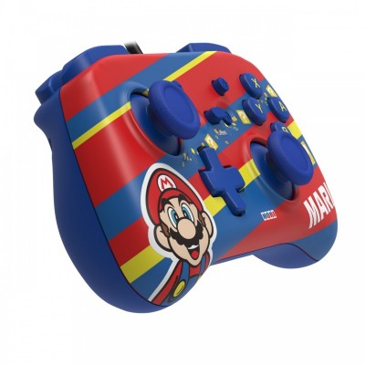 Геймпад дротовий Horipad Mini (Mario) для Nintendo Switch, Red/Blue