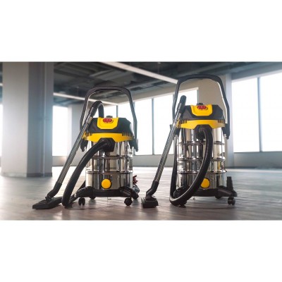 Пилосос професійний 2E PowerClean 20S 1200Вт 17кПа контейнер 20л розетка 220В/2000Вт вологе/сухе прибирання функція повітродувки IPX4 5.6кг