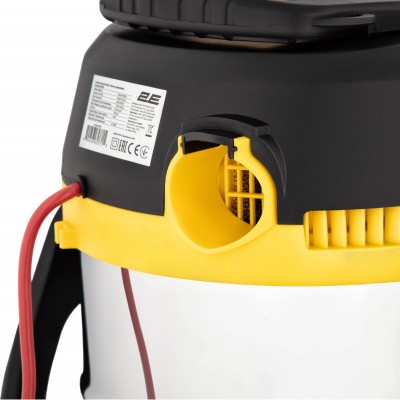Пилосос професійний 2E PowerClean 20S 1200Вт 17кПа контейнер 20л розетка 220В/2000Вт вологе/сухе прибирання функція повітродувки IPX4 5.6кг