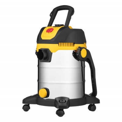 Пилосос професійний 2E PowerClean 20S 1200Вт 17кПа контейнер 20л розетка 220В/2000Вт вологе/сухе прибирання функція повітродувки IPX4 5.6кг