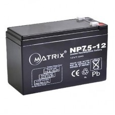 Батарея до ДБЖ Matrix 12V 7.5AH (NP7.5_12) Батарея до ДБЖ Matrix 12V 7.5AH (NP7.5_12)