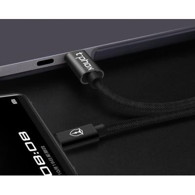Дата кабель USB Type-C to Type-C 1.0m Speed T-CC811 Black T-PHOX (T-CC811 Black)