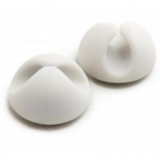 Тримач для кабелю EXTRADIGITAL Cable Clips, white * 6 (KBC1664)