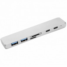 Концентратор PowerPlant Type-C - HDMI 4K, USB 3.0, USB Type-C, SD, microSD (CA911684) Концентратор PowerPlant Type-C - HDMI 4K, USB 3.0, USB Type-C, SD, microSD (CA911684)