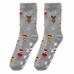 Носки Bross махровые с оленями (23394-8-gray)