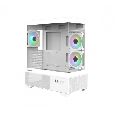 Корпус Zalman Chronix V2 без БЖ, 1xUSB3.0, 1xUSB2.0, 1x Type C, 2x120мм ARGB Reverse,  4x120мм ARGB, VGA 410мм, LCS ready, TG Side/Front Panel, ATX, білий