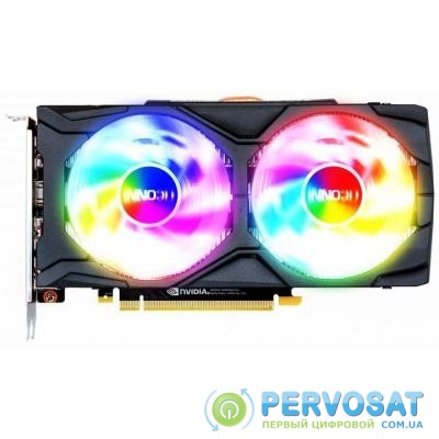 Видеокарта INNO3D GeForce GTX1660 Ti 6144Mb TWIN X2 OC RGB (N166T2-06D6X-1710VA15LB)