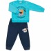 Набір дитячого одягу E&H із собачкою "PUPPY SCHOOL" (8653-86B-blue)