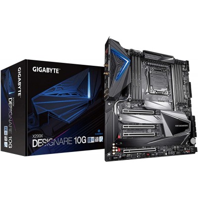 Материнская плата GIGABYTE X299X DESIGNARE 10G s2066 X299 8DDR4 M.2 2xDP 10GbE LAN 802.11ax+BT5 2xThunderbolt SPDIF ATX