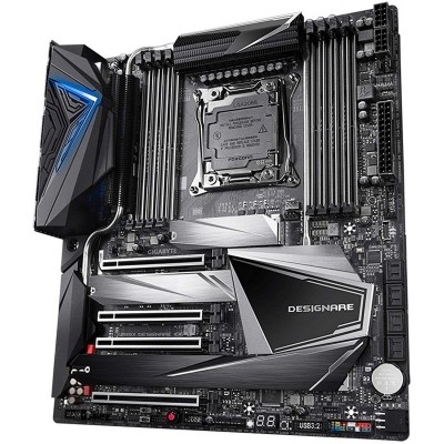 Материнская плата GIGABYTE X299X DESIGNARE 10G s2066 X299 8DDR4 M.2 2xDP 10GbE LAN 802.11ax+BT5 2xThunderbolt SPDIF ATX