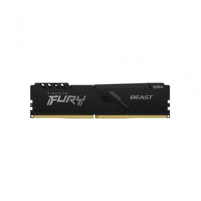 Модуль пам'яті для комп'ютера DDR4 16GB 3000 MHz FURY Beast Black Kingston Fury (ex.HyperX) (KF430C16BB/16)