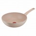 Сковорода ВОК Tefal Delight,28см, алюміній, бакеліт, бежевий