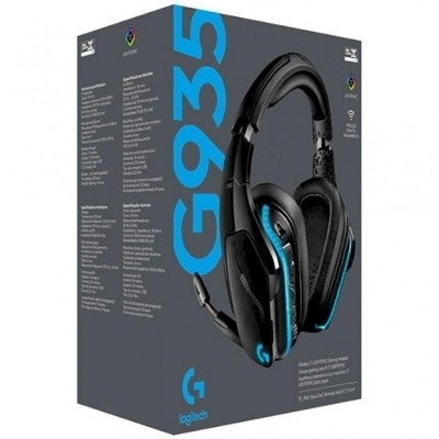 Наушники Logitech G935 Wireless 7.1 Surround Sound LIGHTSYNC Gaming Headset (981-000744)