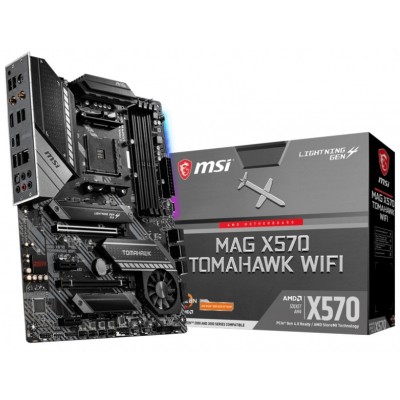 Материнcька плата MSI MAG_X570_TOMAHAWK_WIFI sAM4 X570 4xDDR4 PCIe 4.0 HDMI Wi-Fi!!!BT ATX