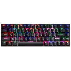 Клавіатура ігрова 2E GAMING KG380 RGB 68key Gateron Blue Switch BT/USB Black Ukr