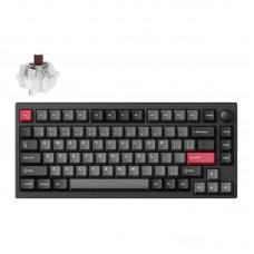 Клавіатура механічна Lemokey  P1 Pro 84Key, Keychron Super Brown, WL/BT/USB-A, QMK/VIA, Hot-Swap, EN/UKR, RGB,  Knob, Carbon Black Клавіатура механічна Lemokey  P1 Pro 84Key, Keychron Super Brown, WL/BT/USB-A, QMK/VIA, Hot-Swap, EN/UKR, RGB,  Knob, Carbon Black