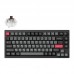 Клавіатура механічна Lemokey  P1 Pro 84Key, Keychron Super Brown, WL/BT/USB-A, QMK/VIA, Hot-Swap, EN/UKR, RGB,  Knob, Carbon Black