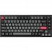 Клавіатура механічна Lemokey  P1 Pro 84Key, Keychron Super Brown, WL/BT/USB-A, QMK/VIA, Hot-Swap, EN/UKR, RGB,  Knob, Carbon Black
