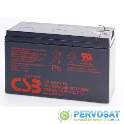 Батарея к ИБП 12В 9Ач CSB (HR1234W F2)