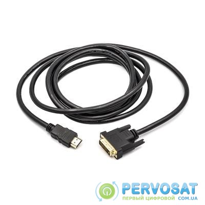 Кабель мультимедийный HDMI to DVI 3.0m PowerPlant (CA910991)