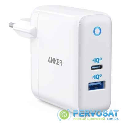 Зарядное устройство Anker PowerPort+ Atom III - 60W Power IQ 3.0 (White) (A2322321)