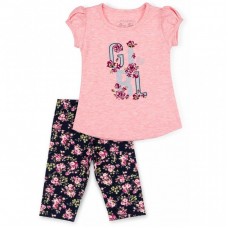 Набір дитячого одягу Breeze в квіточки (6198-110G-peach) Набір дитячого одягу Breeze в квіточки (6198-110G-peach)