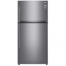 Холодильник з верхн. мороз. камерою LG GR-H802HMHZ, 184х73х86см, 2 дв., Холод.відд. - 418л, Мороз. відд. - 174л, A++, NF, Інв., Зона свіжості, Зовнішній дисплей, Платиново-сірий Холодильник з верхн. мороз. камерою LG GR-H802HMHZ, 184х73х86см, 2 дв., Холод.відд. - 418л, Мороз. відд. - 174л, A++, NF, Інв., Зона свіжості, Зовнішній дисплей, Платиново-сірий