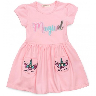 Плаття Breeze з єдинорогом (15161-116G-pink)