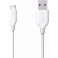 Дата кабель USB 2.0 AM to Micro 5P 0.9m V3 Powerline White Anker (A8132H21) Дата кабель USB 2.0 AM to Micro 5P 0.9m V3 Powerline White Anker (A8132H21)