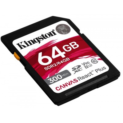 Карта пам'яті Kingston SD 64GB C10 UHS-II U3 R300/W260MB/s