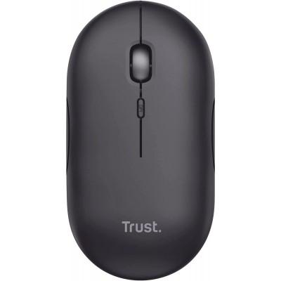 Миша Trust Puck Rechargeable,  Ultra-Thin,  BT/WL,  Silent,  чорний