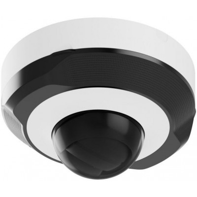 IP-Камера дротова Ajax DomeCam Mini, 8мп, 2.8мм, Poe, True WDR, IP 65, ІЧ 30м, аудіо, кут огляду 100° до 110°, міні купольна, біла