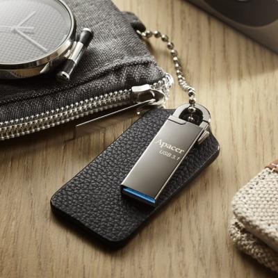 USB флеш накопичувач Apacer 16GB AH15A Ashy USB 3.1 (AP16GAH15AA-1)