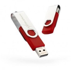 USB флеш накопичувач eXceleram 16GB P1 Series Silver/Red USB 2.0 (EXP1U2SIRE16)