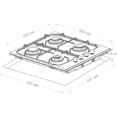 Варочна поверхня MINOLA MGM 61115 WH