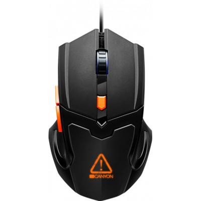 Мишка CANYON Vigil USB Black (CND-SGM02RGB)