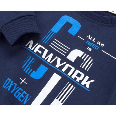 Набір дитячого одягу Breeze "NEW YORK" (11495-86B-blue)
