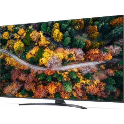 Телевiзор 50" LED 4K LG 50UP78006LB Smart, WebOS, Сiрий