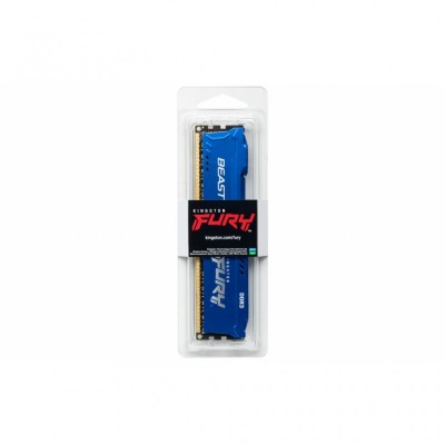 Модуль памяти для компьютера DDR3 4GB 1866 MHz Fury Beast Blue HyperX (Kingston Fury) (KF318C10B/4)