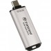 Портативний SSD Transcend 512GB USB 3.1 Gen 2 Type-C ESD300 Срібний