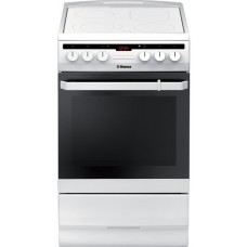 Плита Hansa електрична склокерамічна, 65л, 50x60см, дисплей, конвекція, білий