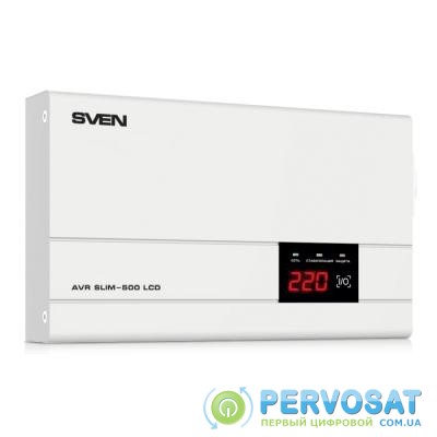Стабилизатор SVEN AVR SLIM-500 LCD (00380035)