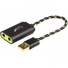 Зовнішня звукова карта Xtrfy SC1 USB Black Зовнішня звукова карта Xtrfy SC1 USB Black