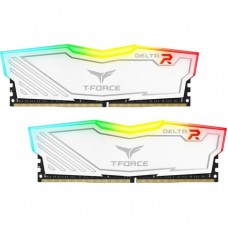 Модуль пам'яті для комп'ютера DDR4 16GB (2x8GB) 3600 MHz T-Force Delta White RGB Team (TF4D416G3600HC18JDC01) Модуль пам'яті для комп'ютера DDR4 16GB (2x8GB) 3600 MHz T-Force Delta White RGB Team (TF4D416G3600HC18JDC01)