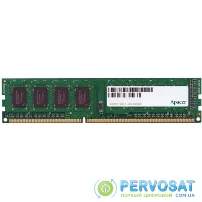 Модуль памяти для компьютера DDR3 4GB 1600 MHz Apacer (AU04GFA60CATBGC)