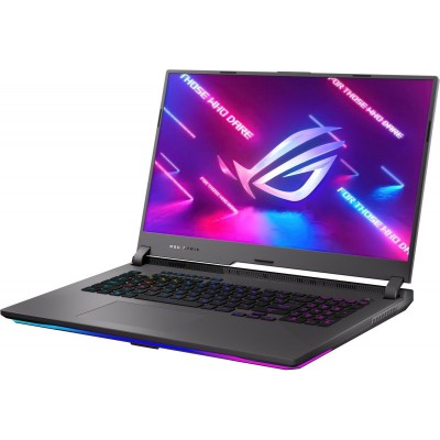 Ноутбук ASUS ROG Strix G17 G713QM-HX195 17.3FHD IPS/AMD R9-5900HX/32/512F/NVD3060-6/noOS/Black