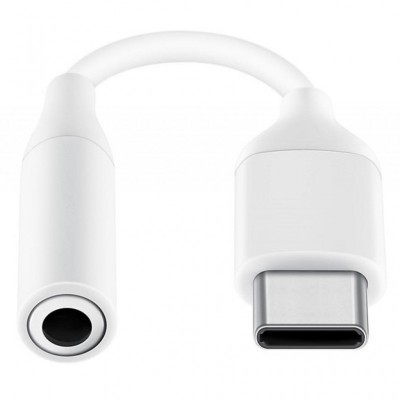 Перехідник Type-C to 3.5mm Audio Adapter (White) Samsung (EE-UC10JUWRGRU)