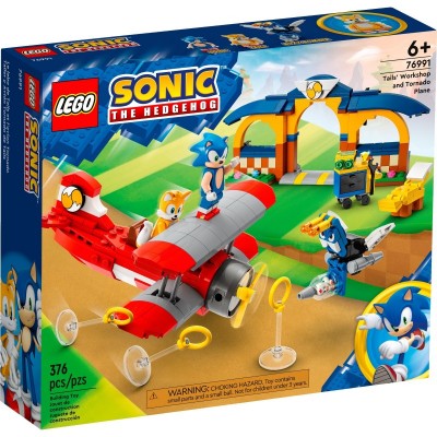 Конструктор LEGO Sonic the Hedgehog Майстерня Тейлз і літак Торнадо